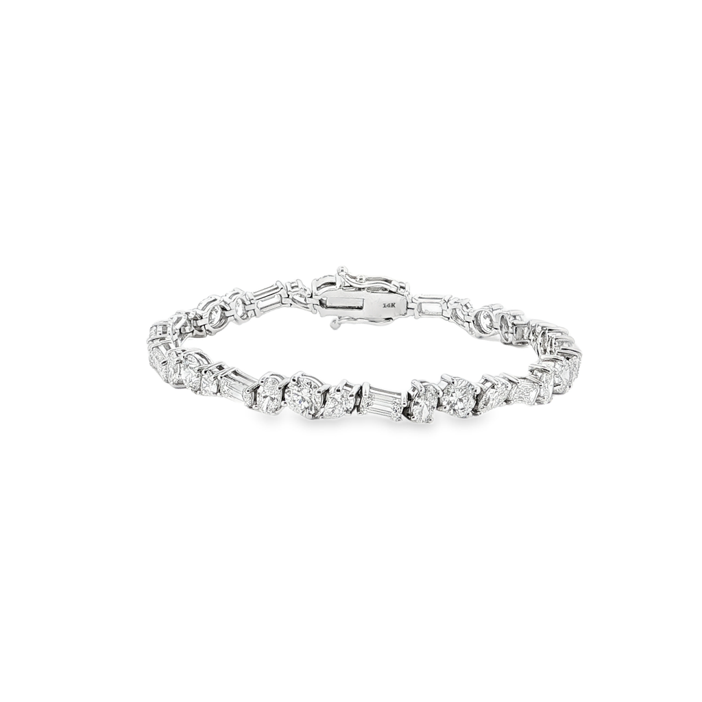 Mixed Stone Tennis Bracelet