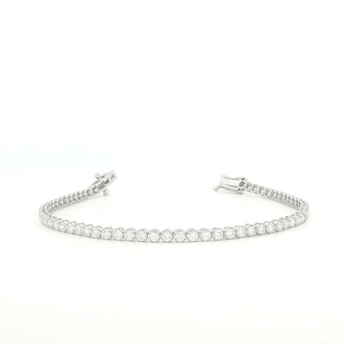 Crown Set Tennis Bracelet