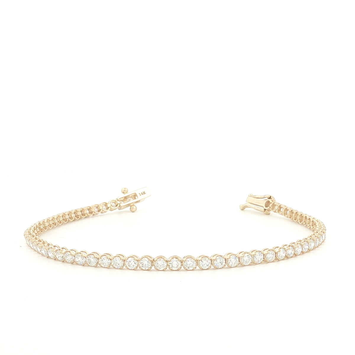 Crown Set Tennis Bracelet