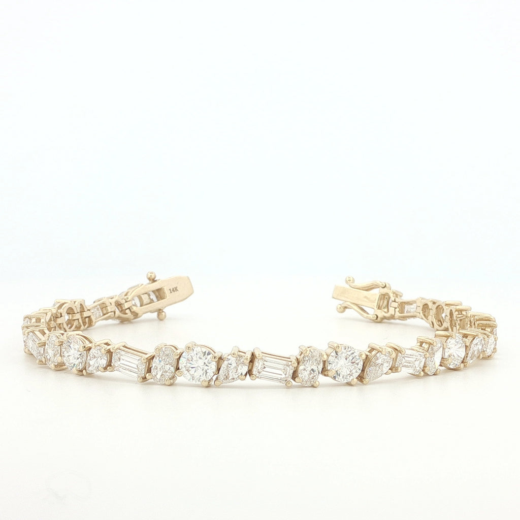 Mixed Stone Tennis Bracelet