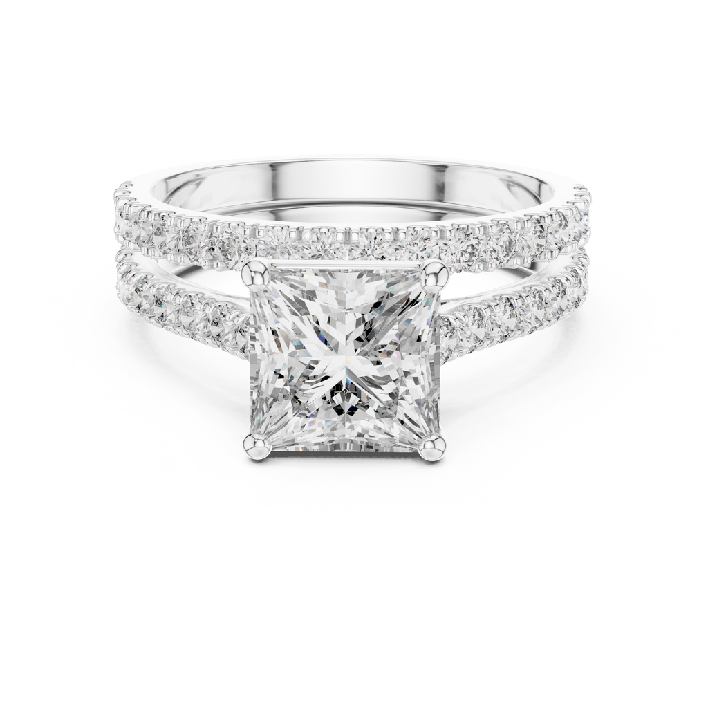 Split Shank Ring - Princess | DDLR-010