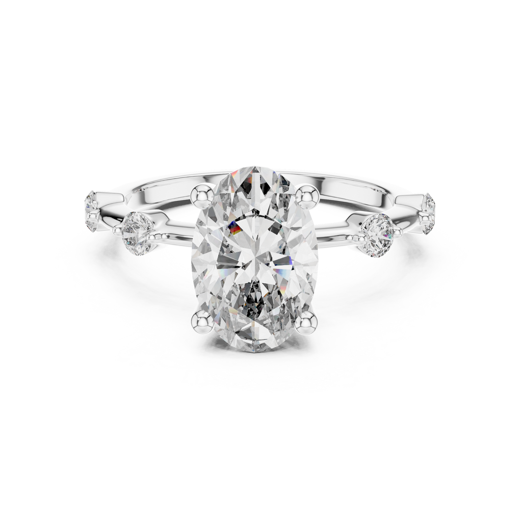 Solitaire Ring - Oval | DDLR-056