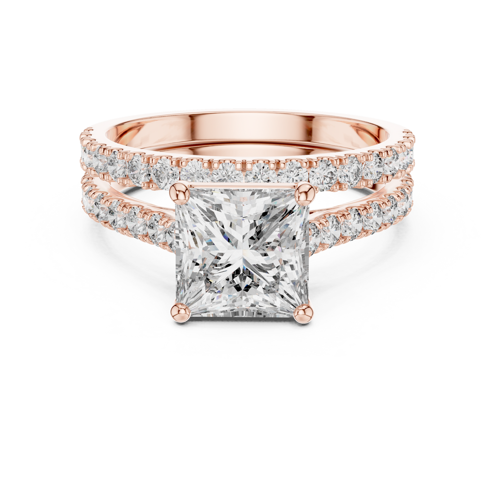 Split Shank Ring - Princess | DDLR-010