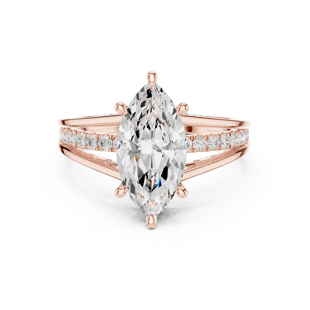 Split Shank Ring - Marquise | DDLR-994