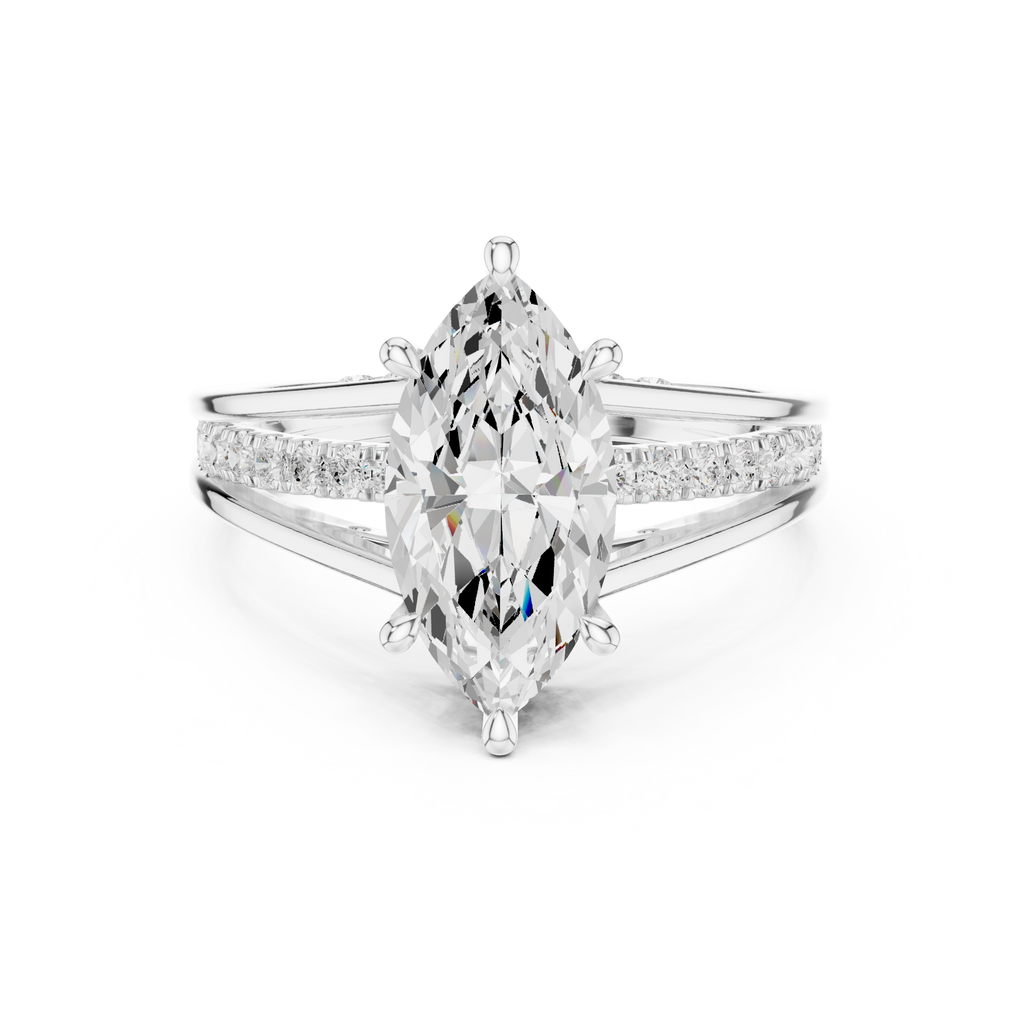 Split Shank Ring - Marquise | DDLR-994