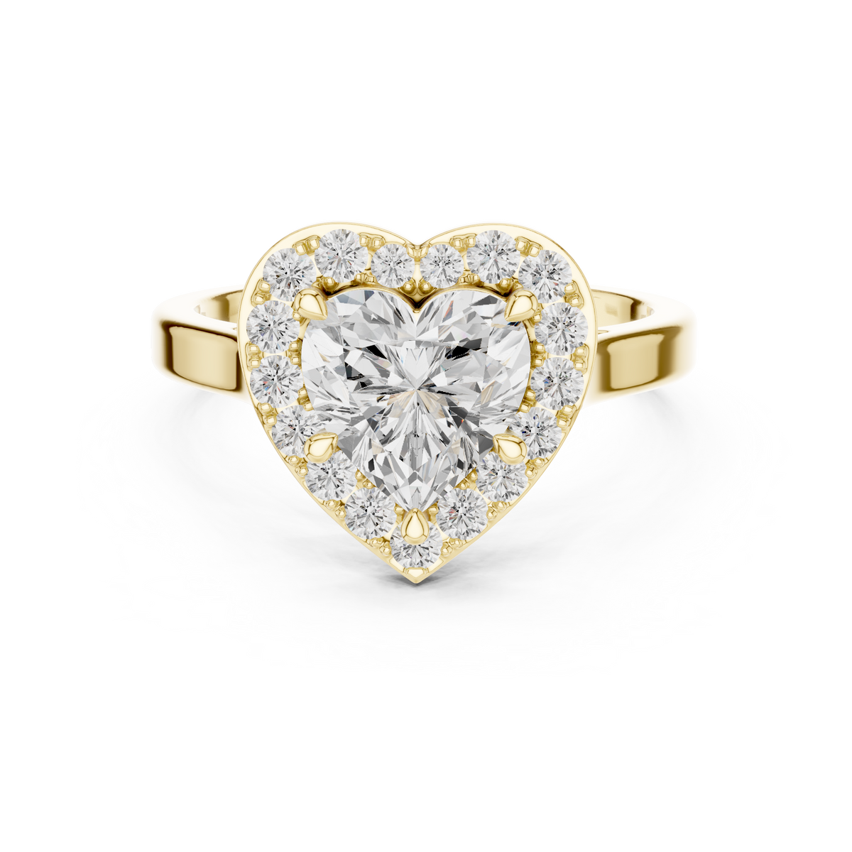 Halo Ring - Heart | DDLR-360