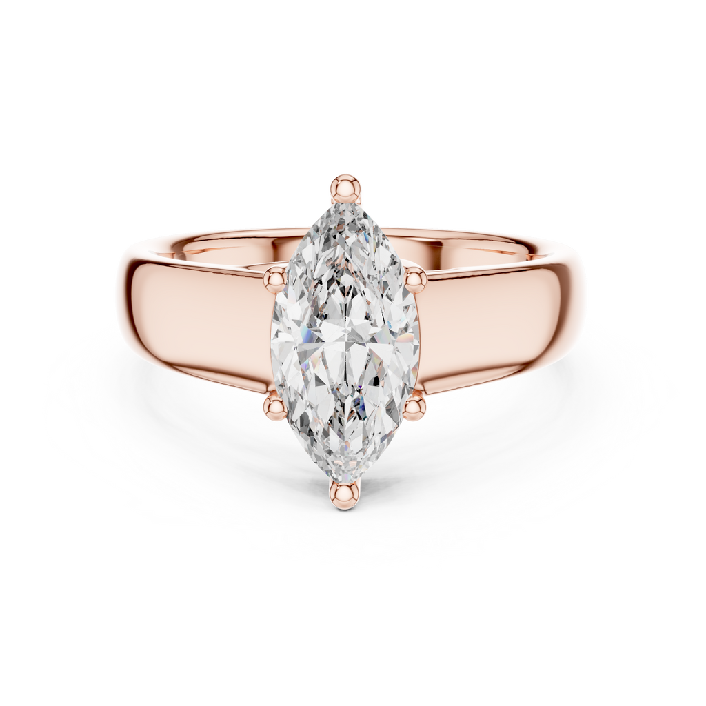 Solitaire Ring - Marquise | DDLR-067