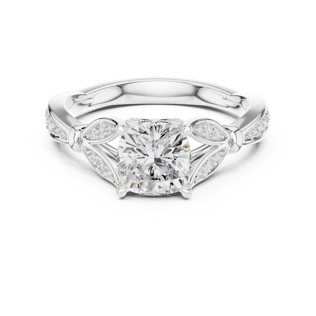 Vintage Ring - Cushion | DDLR-932