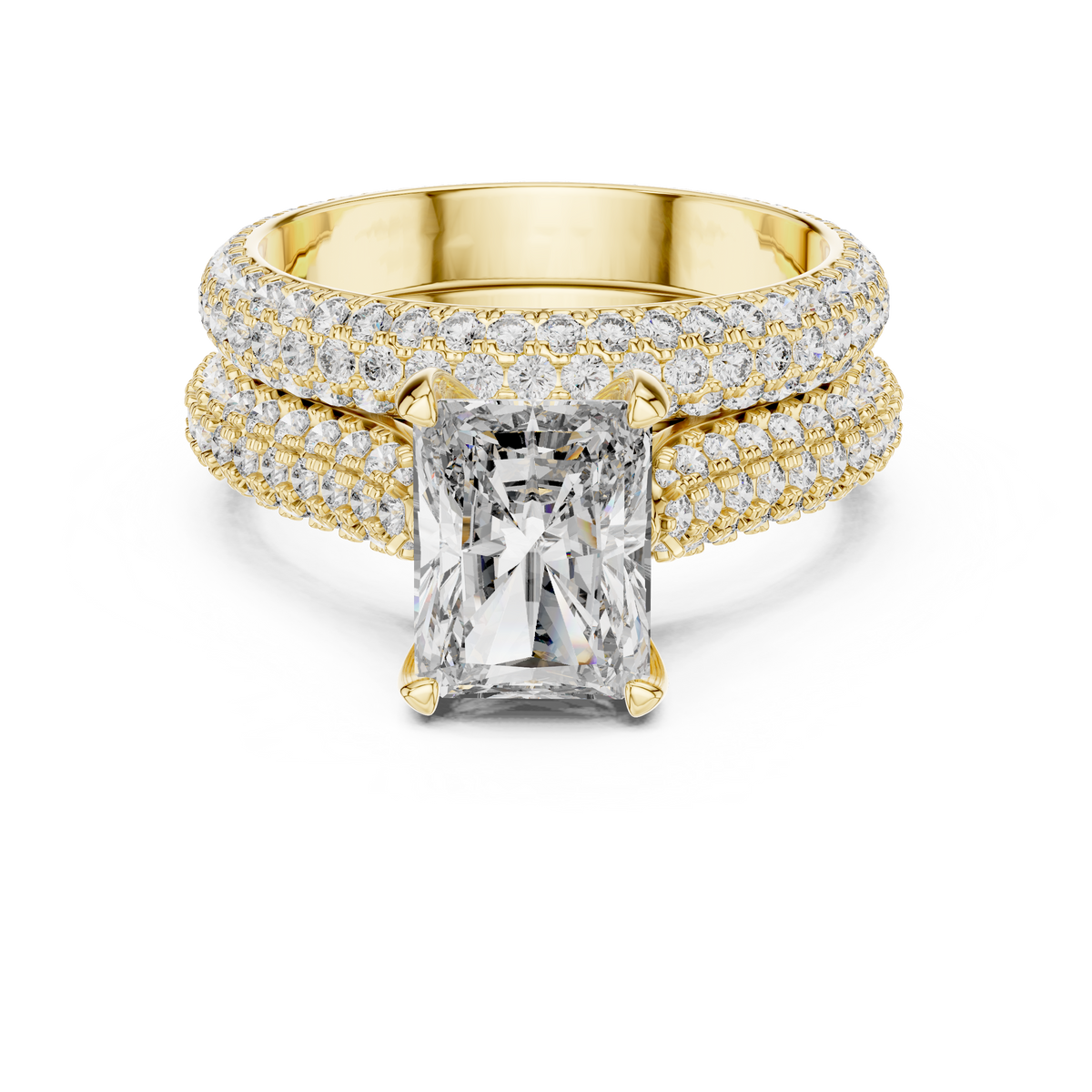 Solitaire Ring - Radiant | DDLR-013