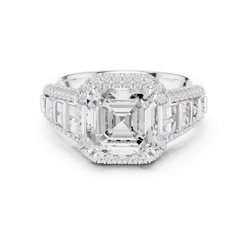 Halo Ring - Asscher | DDLR-262