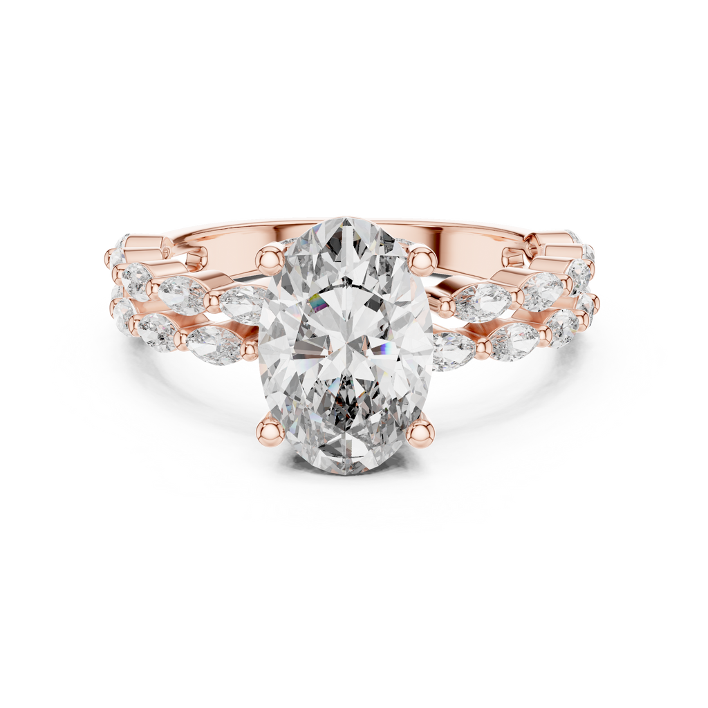 Split Shank Ring - Oval | DDLR-064