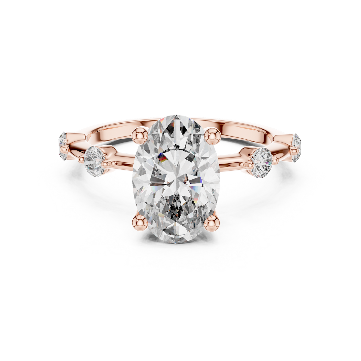 Solitaire Ring - Oval | DDLR-056