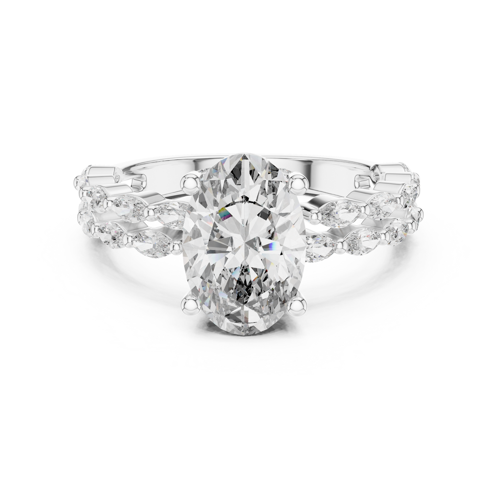 Split Shank Ring - Oval | DDLR-064