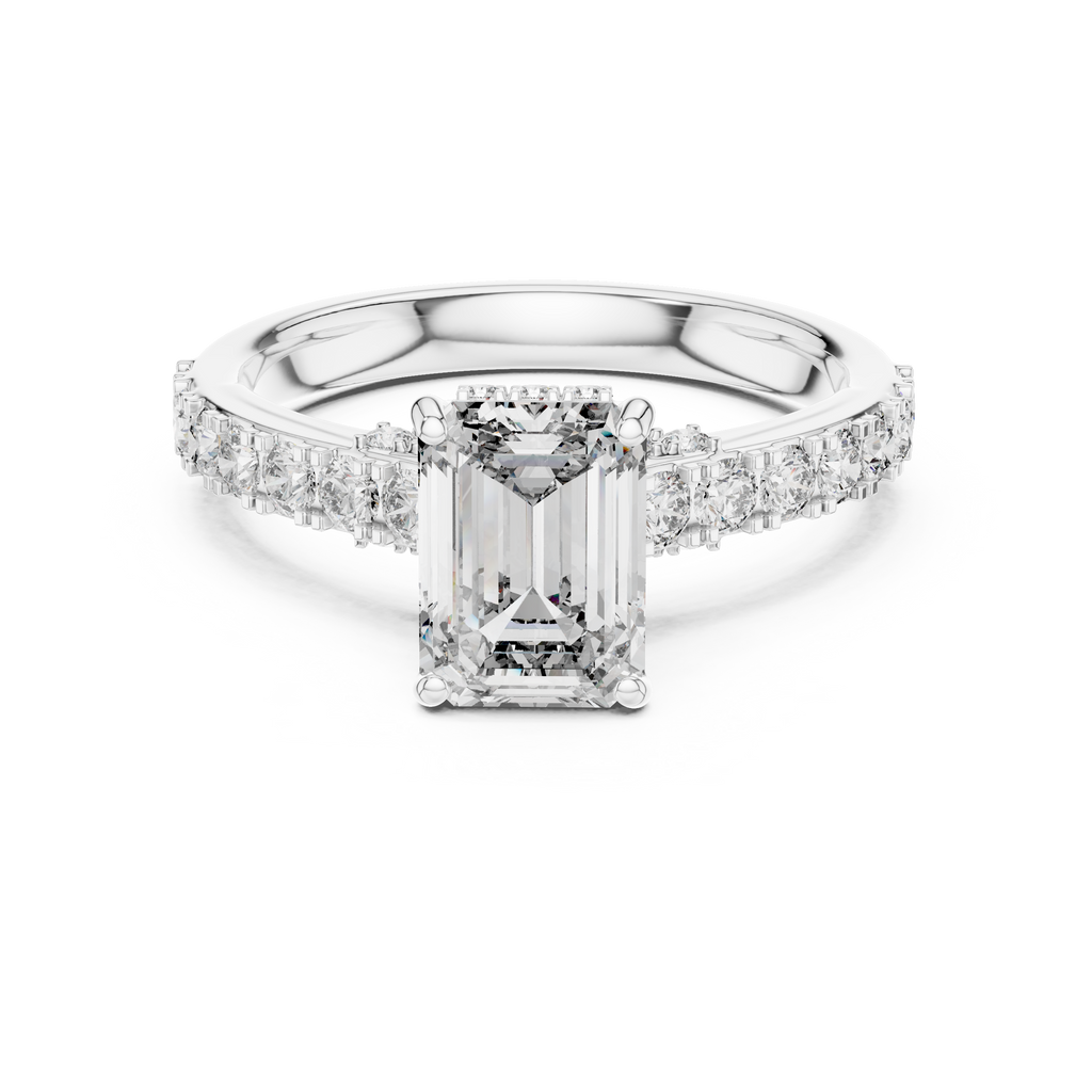 Solitaire Ring - Emerald | LR-0172
