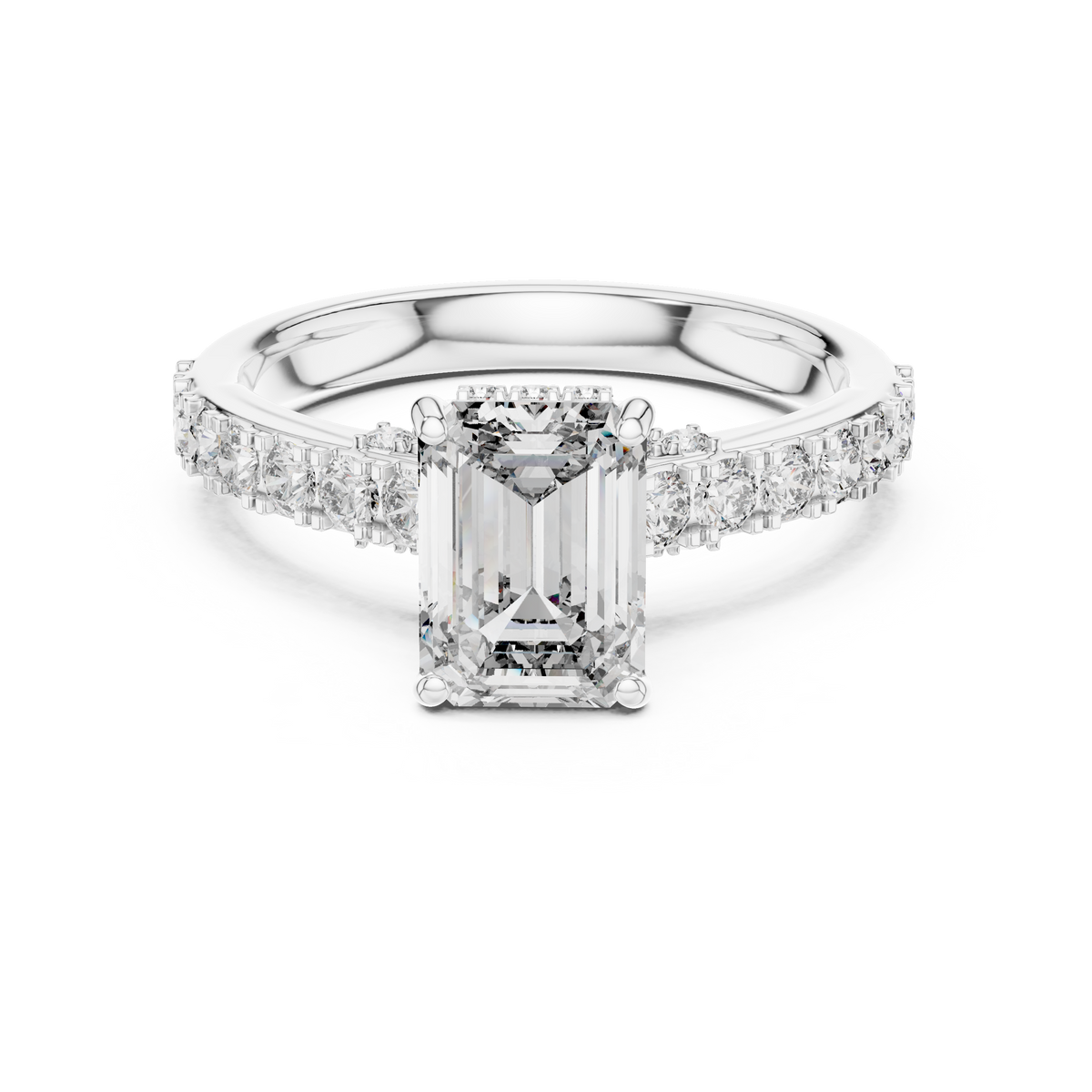 Solitaire Ring - Emerald | LR-0172
