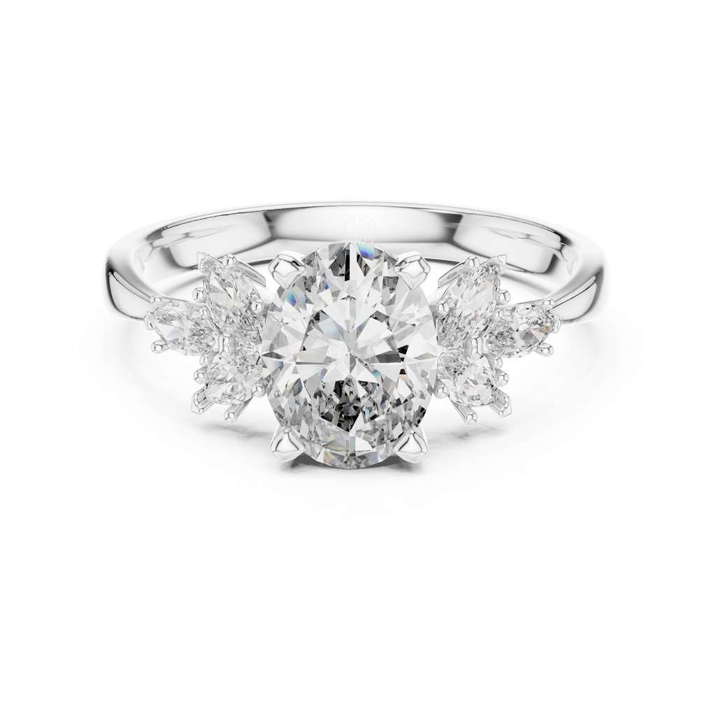 Three Stone Ring - Oval | 20#10002L