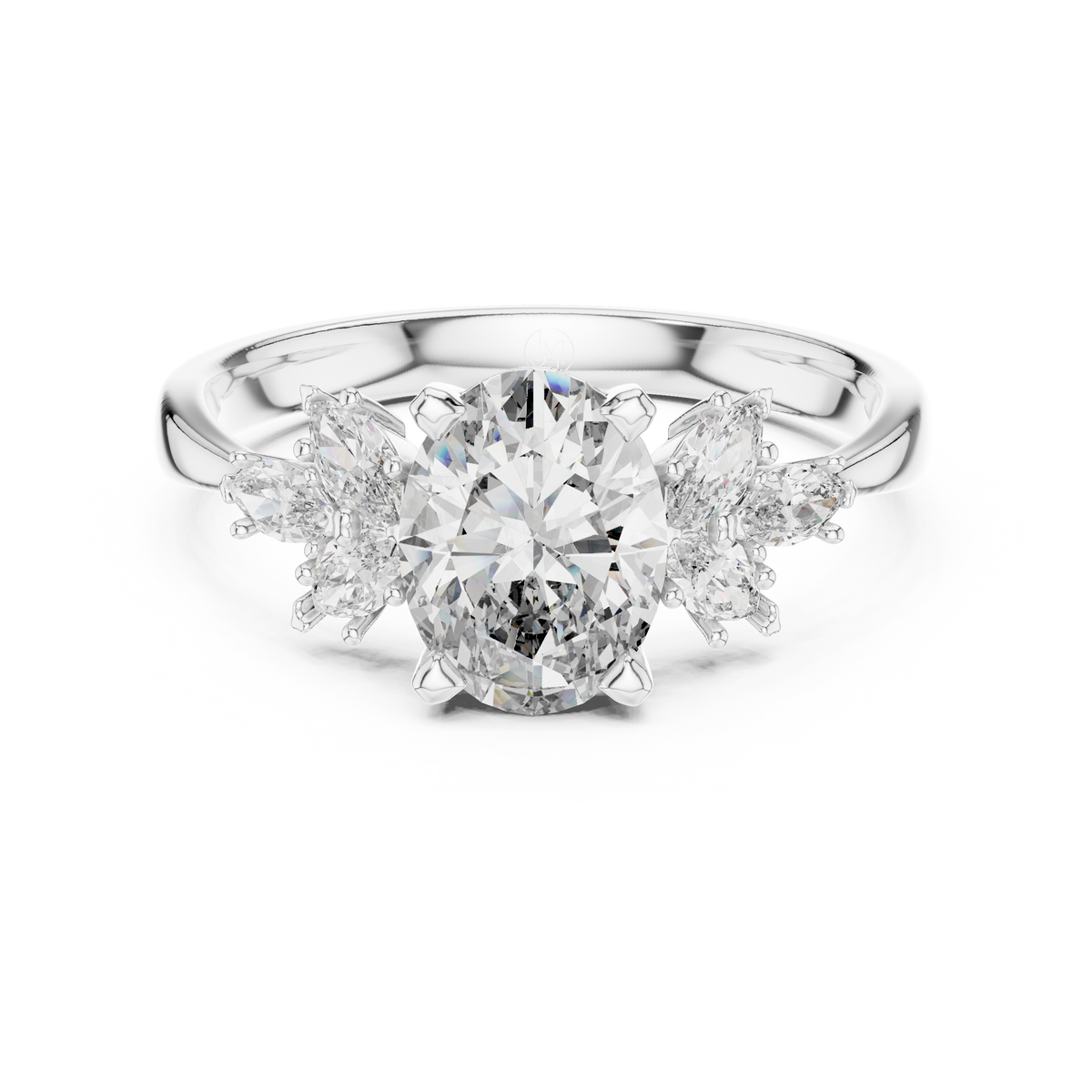 Three Stone Ring - Oval | 20#10002L