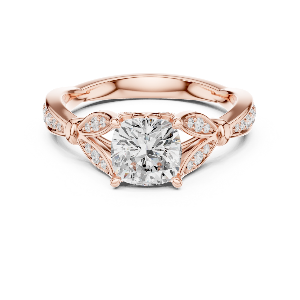Vintage Ring - Cushion | DDLR-932
