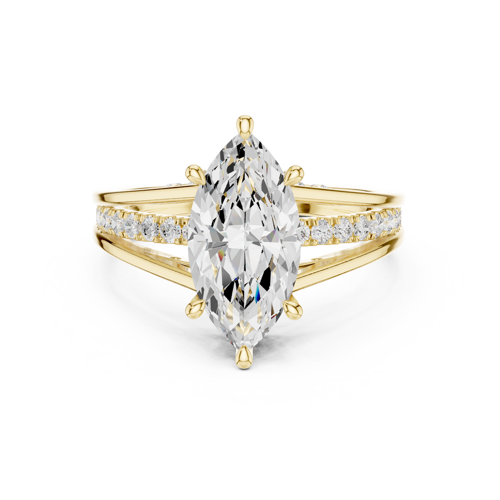 Split Shank Ring - Marquise | DDLR-994