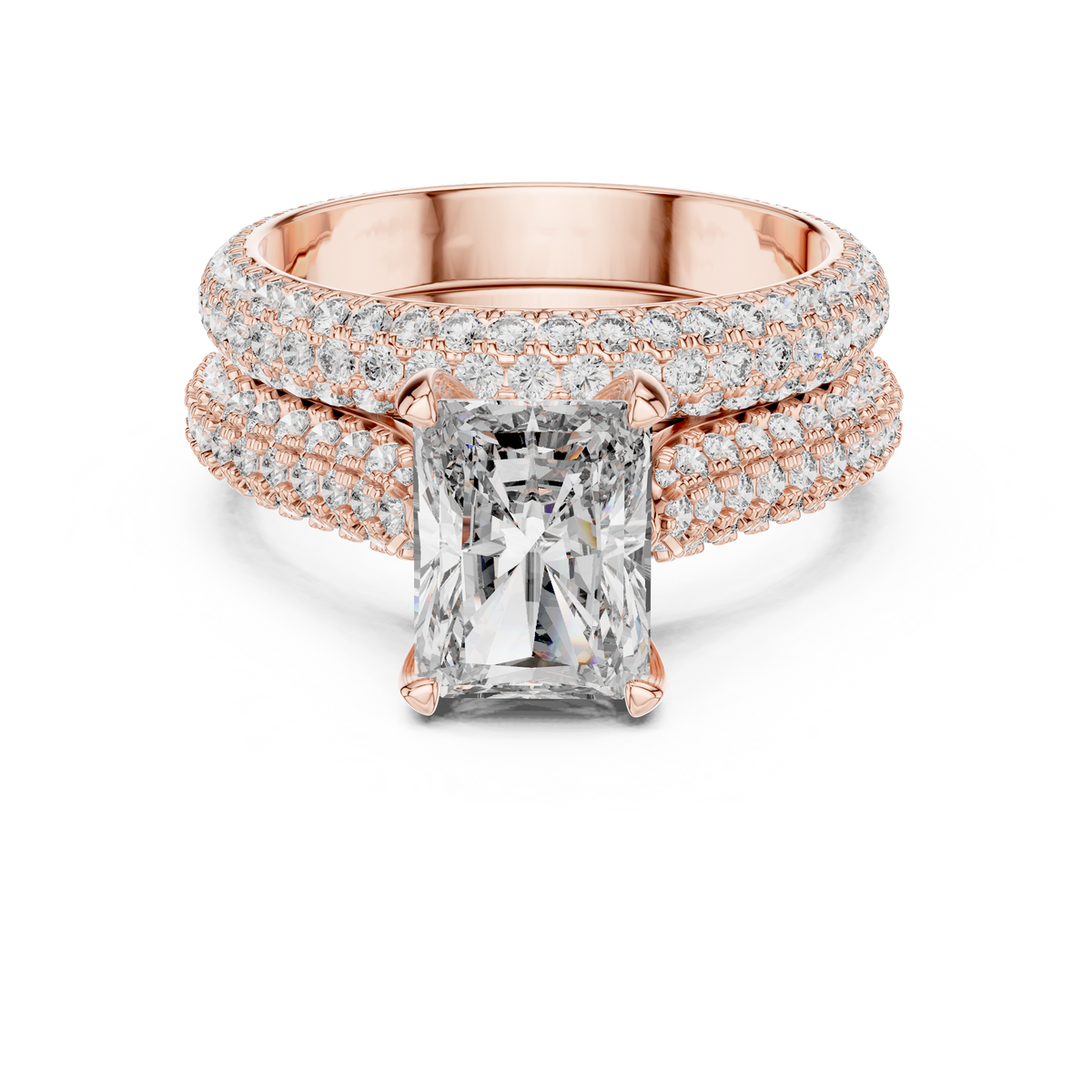 Solitaire Ring - Radiant | DDLR-013